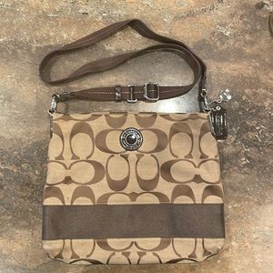 Coach brown crossbody bag